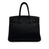 HERMES BIRKIN 30 BLACK TOGO HAND BAG 2005 SQUARE I PALLADIUM HARDWARE 90313415