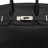 HERMES BIRKIN 30 BLACK TAURILLON CLEMENCE HAND BAG 2009 SQUARE M PALLADIUM HARDWARE 90313847