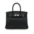 HERMES BIRKIN 30 BLACK VEAU EPSOM HAND BAG 2009 SQUARE M PALLADIUM HARDWARE 90325602