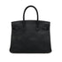 HERMES BIRKIN 30 BLACK VEAU EPSOM HAND BAG 2009 SQUARE M PALLADIUM HARDWARE 90325602