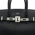 HERMES BIRKIN 30 BLACK VEAU EPSOM HAND BAG 2009 SQUARE M PALLADIUM HARDWARE 90325602