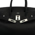 HERMES BIRKIN 30 BLACK VEAU EPSOM HAND BAG 2009 SQUARE M PALLADIUM HARDWARE 90322915