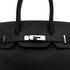 HERMES BIRKIN 30 BLACK VEAU EPSOM HAND BAG 2009 SQUARE M PALLADIUM HARDWARE 90322915