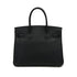 HERMES BIRKIN 30 BLACK VEAU EPSOM HAND BAG 2009 SQUARE M PALLADIUM HARDWARE 90322915