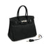 HERMES BIRKIN 30 BLACK VEAU EPSOM HAND BAG 2009 SQUARE M PALLADIUM HARDWARE 90322915