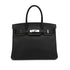HERMES BIRKIN 30 BLACK VEAU EPSOM HAND BAG 2016 X STAMP PALLADIUM HARDWARE 90331417