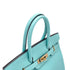 HERMES BIRKIN 30 BLEU ATOLL VEAU EPSOM HAND BAG 2015 T GOLD HARDWARE 90322852