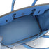 HERMES BIRKIN 30 BLEU PARADIS VEAU EPSOM HAND BAG 2014 SQUARE R PALLADIUM HARDWARE 90348526