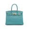 HERMES BIRKIN 30 BLEU SAINT CYR TAURILLON CLEMENCE HAND BAG 2015 T STAMP GOLD HARDWARE 90340907