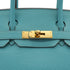 HERMES BIRKIN 30 BLEU SAINT CYR TAURILLON CLEMENCE HAND BAG 2015 T STAMP GOLD HARDWARE 90340907
