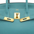 HERMES BIRKIN 30 BLEU SAINT CYR TAURILLON CLEMENCE HAND BAG 2015 T STAMP GOLD HARDWARE 90340907