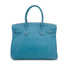 HERMES BIRKIN 30 BLUE JEAN TOGO HAND BAG 2011 SQUARE O PALLADIUM HARDWARE 90319917
