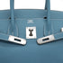 HERMES BIRKIN 30 BLUE JEAN VEAU EPSOM HAND BAG 2010 SQUARE N PALLADIUM HARDWARE 90340161