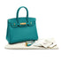 HERMES BIRKIN 30 BLUE PAON VEAU EPSOM HAND BAG 2016 X STAMP PALLADIUM HARDWARE 90343840