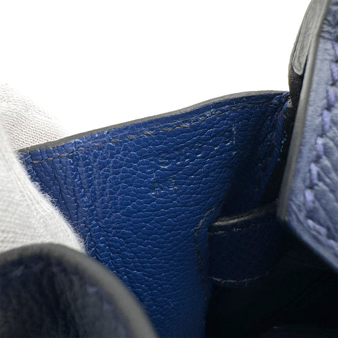 HERMES BIRKIN 30 BLUE SAPHIR EPSOM HAND BAG 2015 T STAMP PALLADIUM HARDWARE 90314752