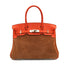 HERMES BIRKIN 30 CHAMOIS CAPUCINE GRIZZLY VEAU SWIFT HAND BAG 2014 SQUARE R GOLD HARDWARE 90340453
