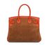 HERMES BIRKIN 30 CHAMOIS CAPUCINE GRIZZLY VEAU SWIFT HAND BAG 2014 SQUARE R GOLD HARDWARE 90340453