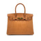 HERMES BIRKIN 30 CHESTNUT OSTRICH HAND BAG 2006 SQUARE J GOLD HARDWARE 90325611