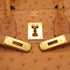 HERMES BIRKIN 30 CHESTNUT OSTRICH HAND BAG 2008 SQUARE L GOLD HARDWARE 90344566