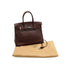HERMES BIRKIN 30 CHOCOLATE EVERGRAIN HAND BAG 2007 SQUARE K PALLADIUM HARDWARE 90351436