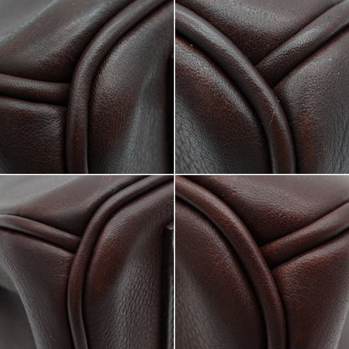 HERMES BIRKIN 30 CHOCOLATE EVERGRAIN HAND BAG 2007 SQUARE K PALLADIUM HARDWARE 90351436