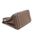 HERMES BIRKIN 30 ETOUPE TAURILLON CLEMENCE HAND BAG 2011 SQUARE O PALLADIUM HARDWARE 90340492