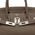 HERMES BIRKIN 30 ETOUPE TAURILLON CLEMENCE HAND BAG 2011 SQUARE O PALLADIUM HARDWARE 90340492