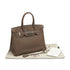 HERMES BIRKIN 30 ETOUPE TOGO HAND BAG 2009 SQUARE M PALLADIUM HARDWARE 90333709