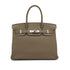 HERMES BIRKIN 30 ETOUPE TOGO HAND BAG 2009 SQUARE M PALLADIUM HARDWARE 90335147