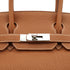 HERMES BIRKIN 30 GOLD TOGO HAND BAG 2004 SQUARE H PALLADIUM HARDWARE 90336792