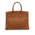 HERMES BIRKIN 30 GOLD TOGO HAND BAG 2006 SQUARE J PALLADIUM HARDWARE MARKED STAR 90343620