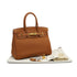 HERMES BIRKIN 30 GOLD TOGO HAND BAG 2015 T STAMP GOLD HARDWARE 90333180