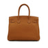 HERMES BIRKIN 30 GOLD TOGO HAND BAG 2015 T STAMP GOLD HARDWARE 90333180