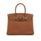 HERMES BIRKIN 30 GOLD TOGO HAND BAG 2018 C STAMP PALLADIUM HARDWARE 90338770