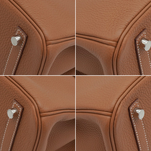 HERMES BIRKIN 30 GOLD TOGO HAND BAG 2018 C STAMP PALLADIUM HARDWARE 90338770