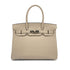 HERMES BIRKIN 30 GRIS TOURTERELLE TAURILLON CLEMENCE HAND BAG 2015 T STAMP PALLADIUM HARDWARE 90327059