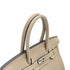 HERMES BIRKIN 30 GRIS TOURTERELLE TAURILLON CLEMENCE HAND BAG 2015 T STAMP PALLADIUM HARDWARE 90327059