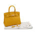 HERMES BIRKIN 30 JAUNE AMBRE TAURILLON CLEMENCE HAND BAG 2019 D STAMP GOLD HARDWARE 90341434