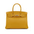 HERMES BIRKIN 30 JAUNE AMBRE TAURILLON CLEMENCE HAND BAG 2019 D STAMP GOLD HARDWARE 90341434