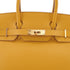 HERMES BIRKIN 30 JAUNE AMBRE TAURILLON CLEMENCE HAND BAG 2019 D STAMP GOLD HARDWARE 90341434