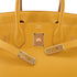 HERMES BIRKIN 30 JAUNE AMBRE TAURILLON CLEMENCE HAND BAG 2019 D STAMP GOLD HARDWARE 90341434