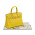 HERMES BIRKIN 30 JAUNE DE NAPLES TAURILLON NOVILLO HAND BAG 2019 D STAMP GOLD HARDWARE 90331366