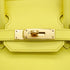 HERMES BIRKIN 30 LIME VEAU EPSOM HAND BAG 2011 SQUARE O GOLD HARDWARE 90339827