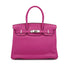 HERMES BIRKIN 30 MAGNOLIA TAURILLON CLEMENCE HAND BAG 2018 C STAMP PALLADIUM HARDWARE 90334138