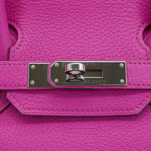 HERMES BIRKIN 30 MAGNOLIA TOGO HAND BAG 2017 A STAMP PALLADIUM HARDWARE 90333185