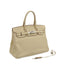 HERMES BIRKIN 30 PARCHEMIN TAURILLON CLEMENCE HAND BAG 2008 SQUARE L PALLADIUM HARDWARE 90349832