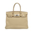 HERMES BIRKIN 30 PARCHEMIN TAURILLON CLEMENCE HAND BAG 2008 SQUARE L PALLADIUM HARDWARE 90349832