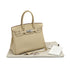 HERMES BIRKIN 30 PARCHEMIN TOGO HAND BAG 2008 SQUARE L PALLADIUM HARDWARE 90334261