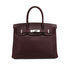 HERMES BIRKIN 30 PRUNE TOGO HAND BAG 2008 SQUARE L PALLADIUM HARDWARE 90334129