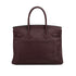 HERMES BIRKIN 30 PRUNE TOGO HAND BAG 2008 SQUARE L PALLADIUM HARDWARE 90334129